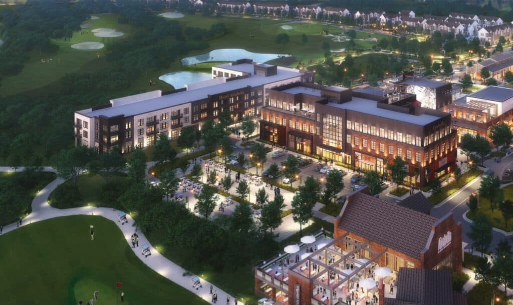 airabella lake oconee commercial arial view