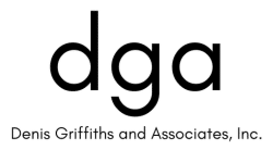Denis Griffiths and Associates DGA logo — Golf course architect for Airabella Lake Oconee
